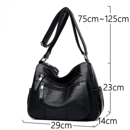 Women's Leather Bag - Paris