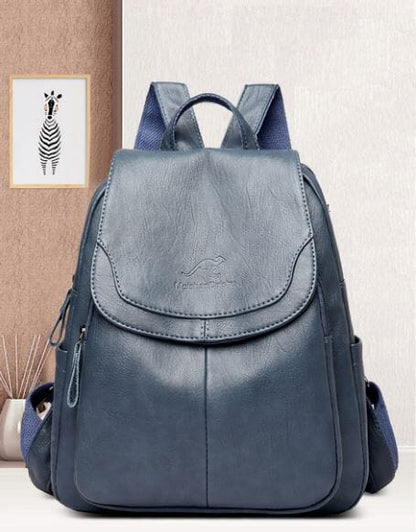 Women's Leather Backpack - Jasmine