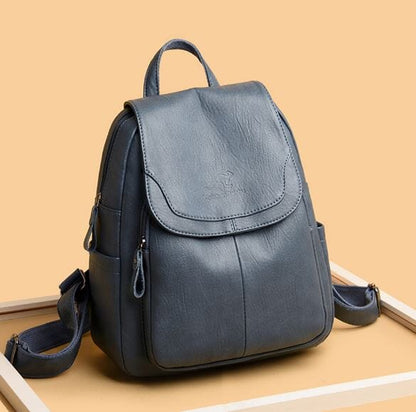 Women's Leather Backpack - Jasmine