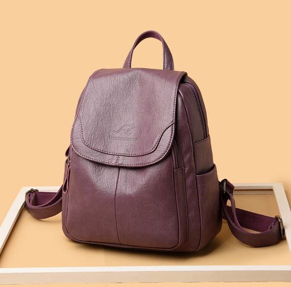 Women's Leather Backpack - Jasmine