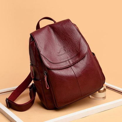 Women's Leather Backpack - Jasmine
