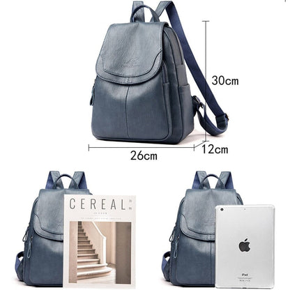 Women's Leather Backpack - Jasmine